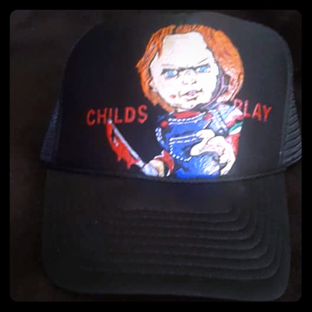 Custom Painted Chucky SnapBack Hat!